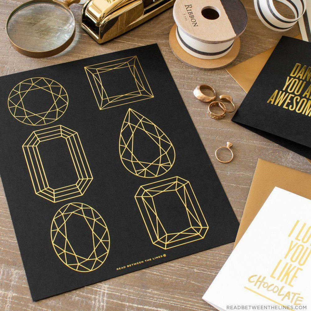 Multi-Gem Gem Print-Read Between The Lines®
