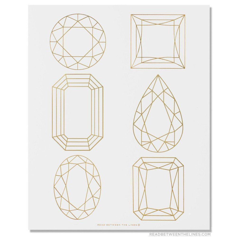 Multi-Gem Gem Print-Read Between The Lines®