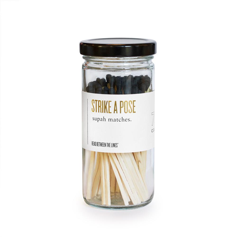 Onyx Bottled Matches-Read Between The Lines®