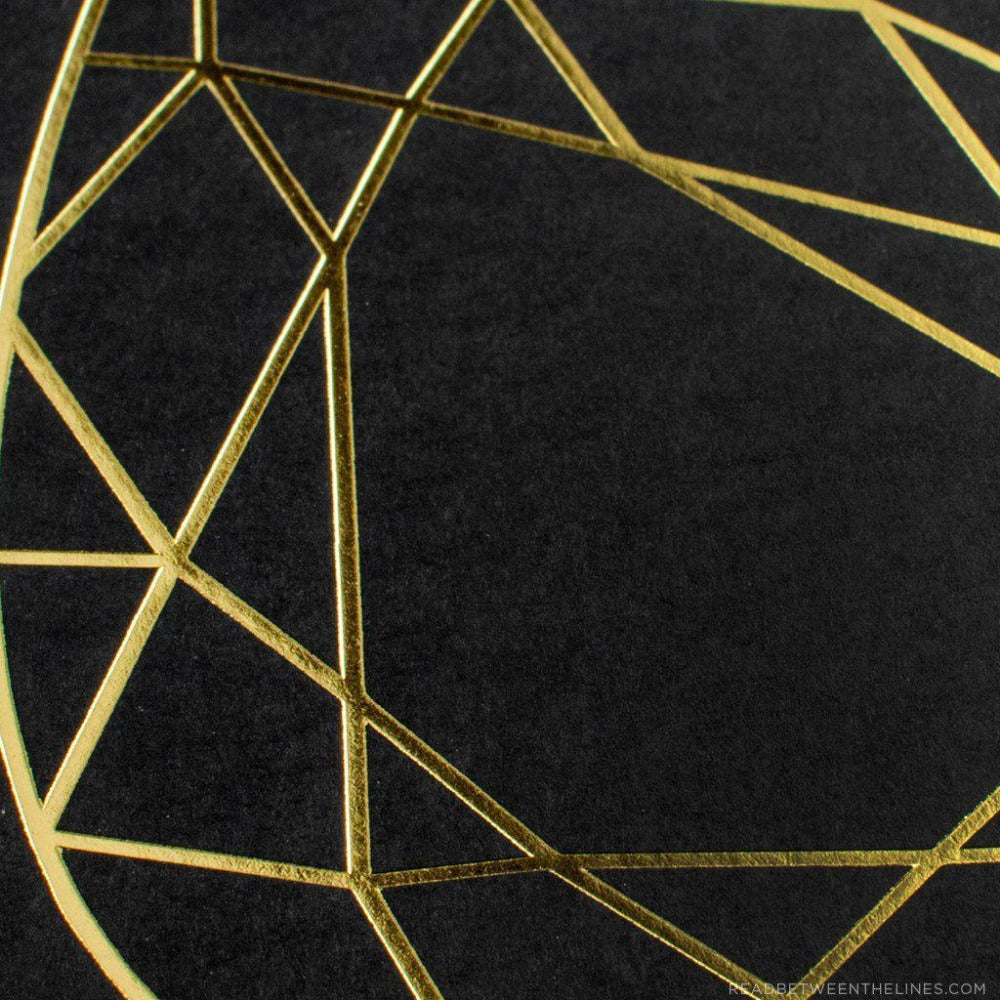 Pear Cut Gem Print-Read Between The Lines®