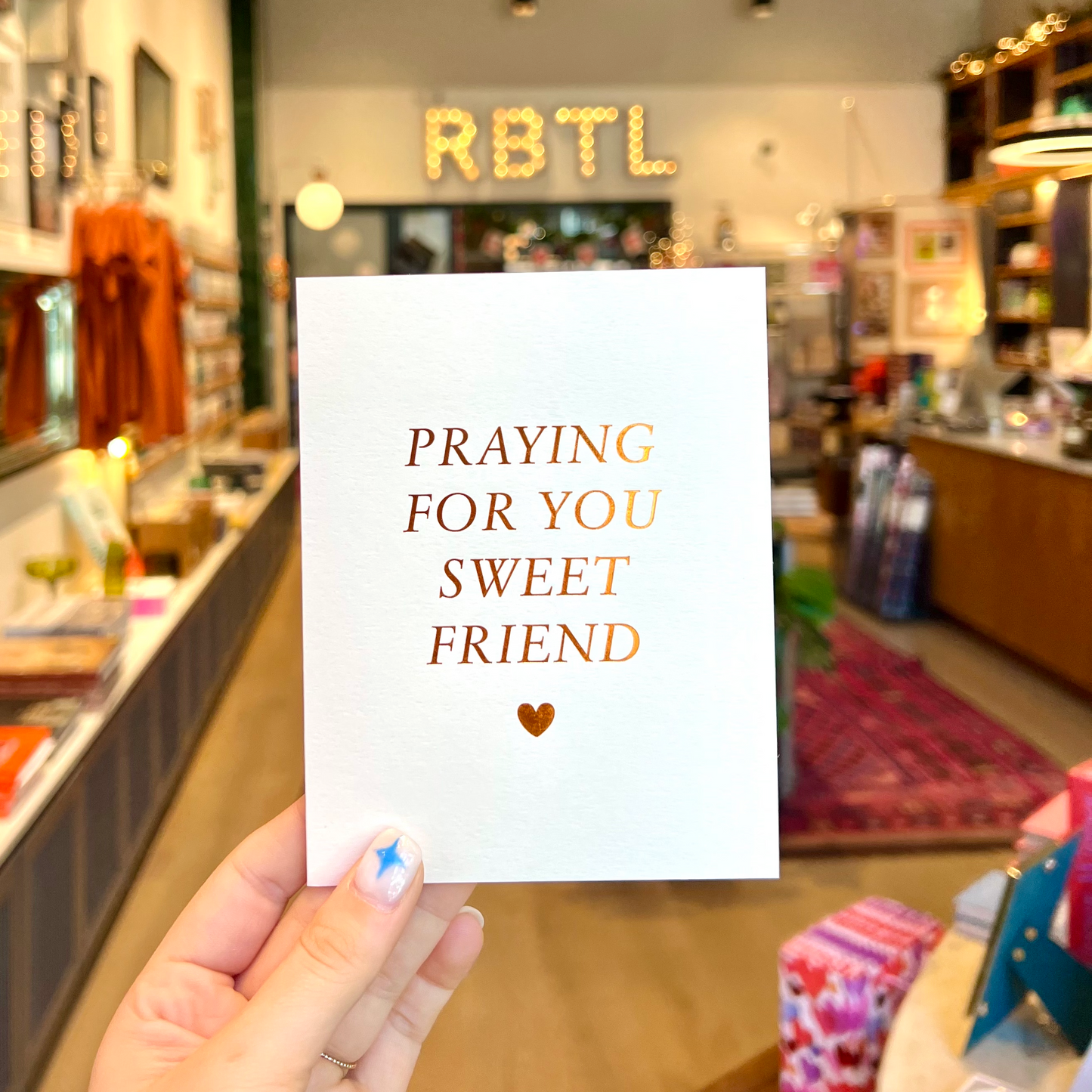 Praying For You Sweet Friend Card by RBTL® A2PRGA/ A2PRGA-BX