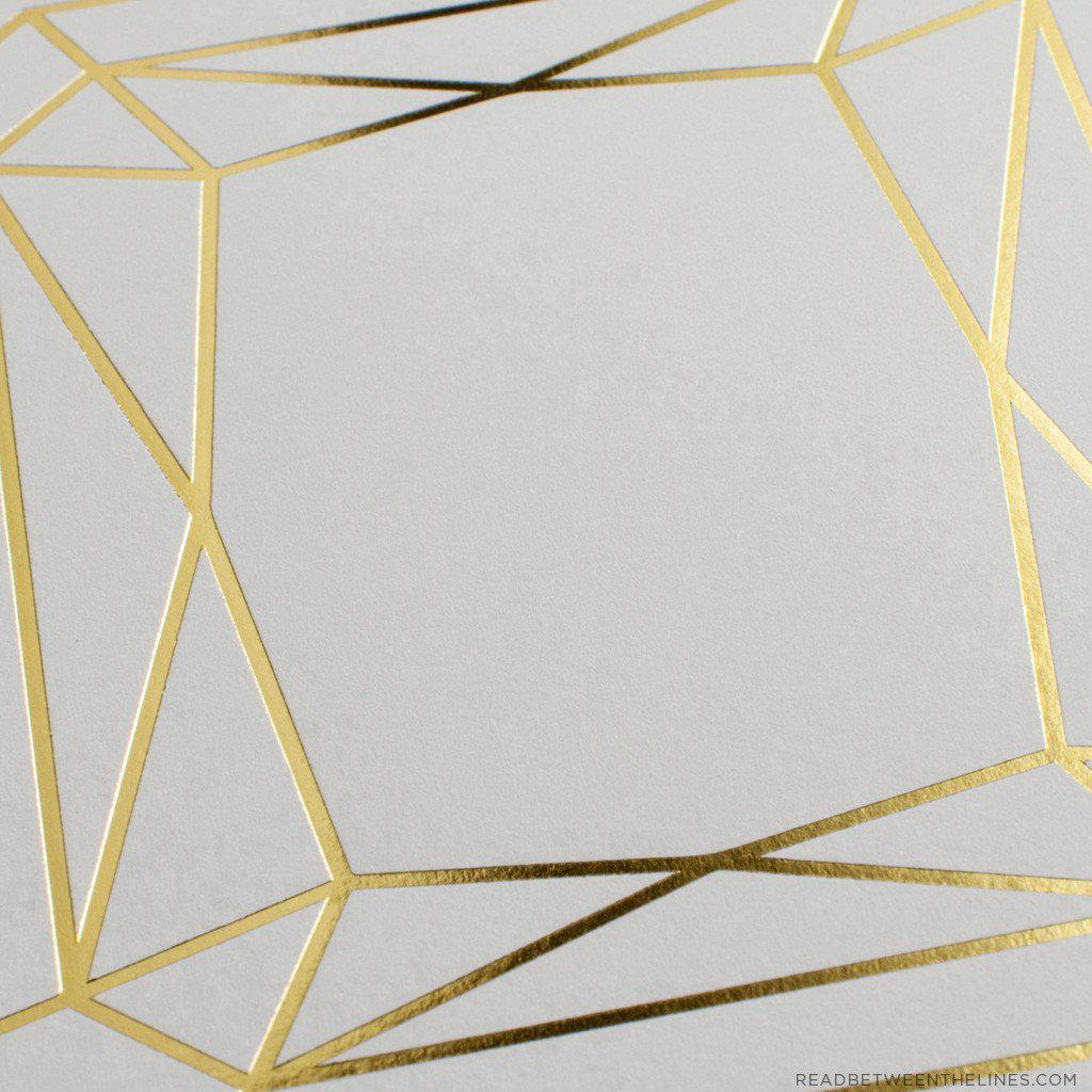 Radiant Cut Gem Print-Read Between The Lines®