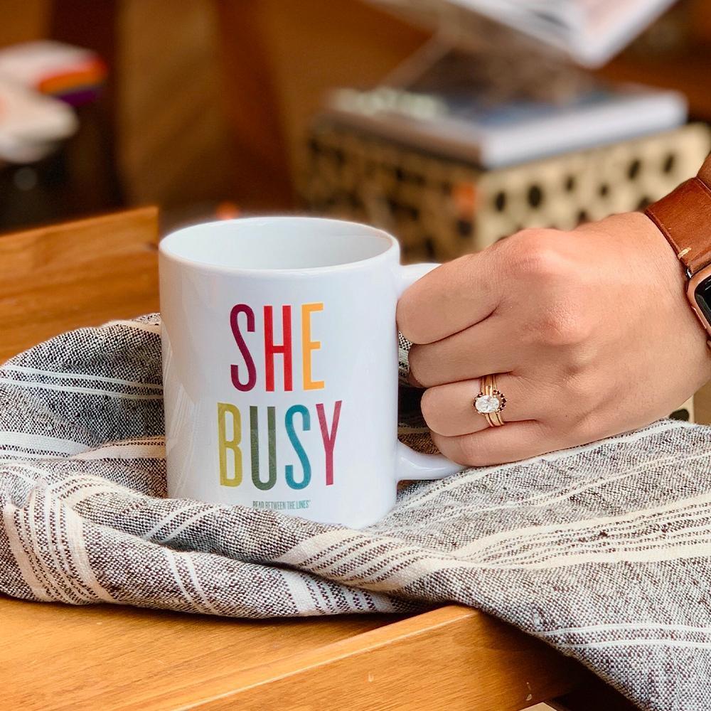 She Busy Multi Mug-Read Between The Lines®