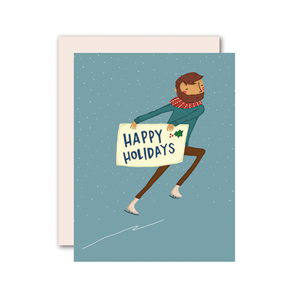 Skating Man Card-Read Between The Lines®