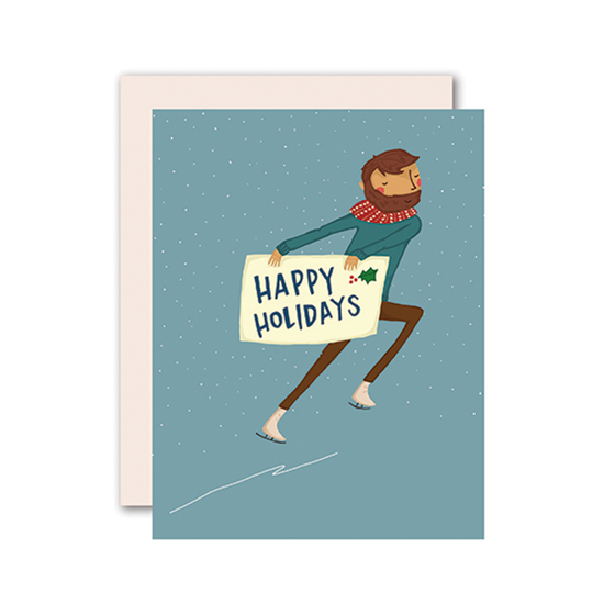 Skating Man Card-Read Between The Lines®