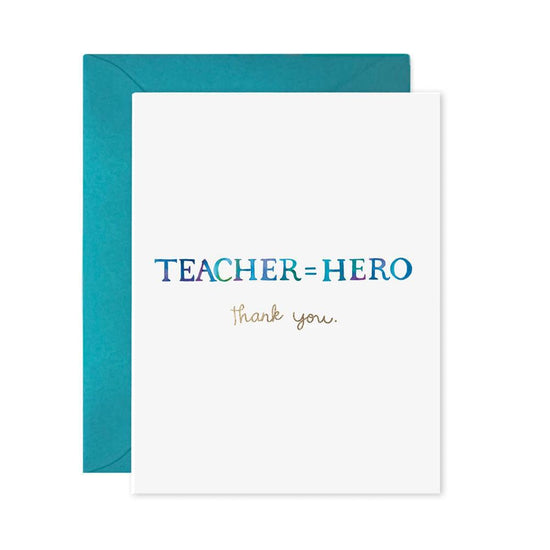 Teacher Equals Hero Card-Read Between The Lines®