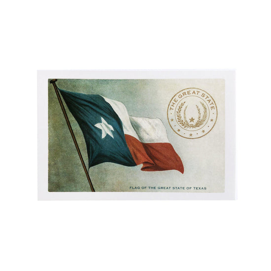 Texas State Flag Postcard by Found Image Press