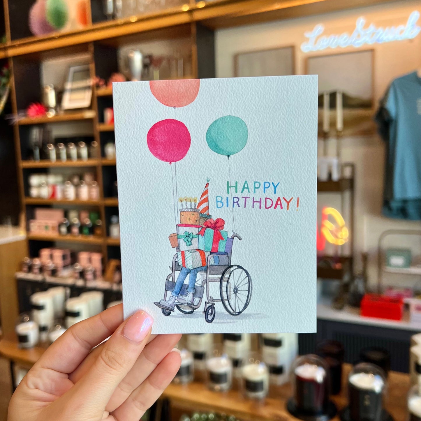 Wheelin' Bday Card by E. Frances Paper